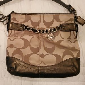 COACH Crossbody Signature Khaki Bronze F19730